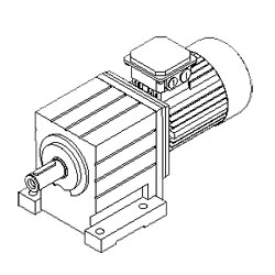 Lenze Gearbox Mount Position A - B3