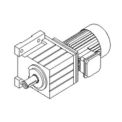 Lenze Gearbox Mount Position F - D6